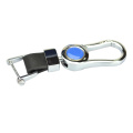 High quality leather carabiner keychain